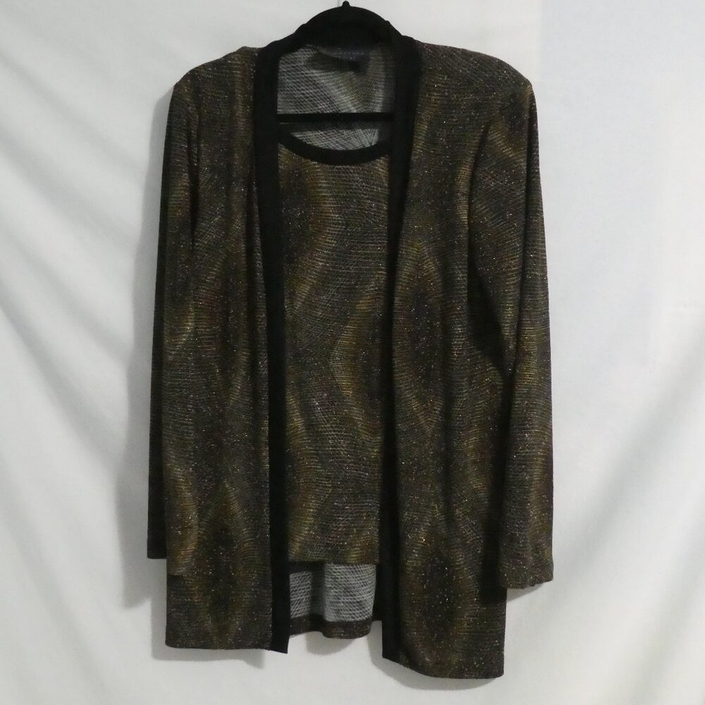 CONNECTED APPAREL | xl | One Piece Open Front Blazer Jacket Set
